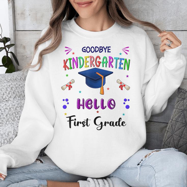 Goodbye Kindergarten Graduation Class 2025 1st Grade Kids Unisex Sweatshirt