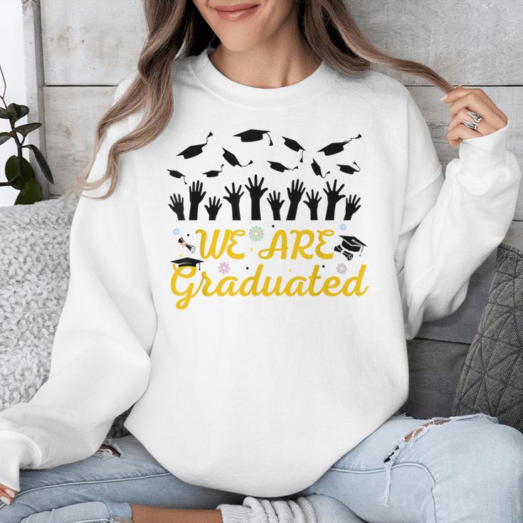 We Are Graduated Graduation Class Of 2025 Family Crew Unisex Sweatshirt