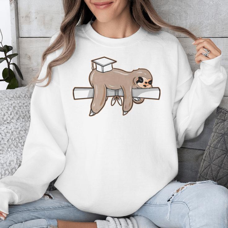 Graduation 2022 PhD Sloth Bachelor Master School Doctor Unisex Sweatshirt