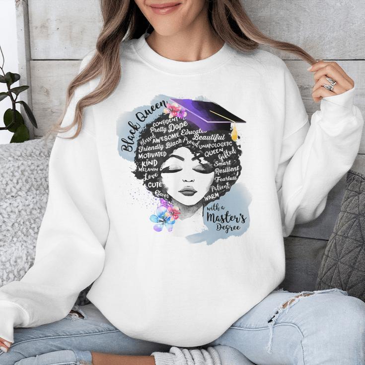 Graduation Masters Degree Woman Queen Graduate 2025 Unisex Sweatshirt