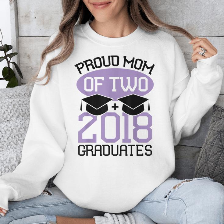 Graduation Shirt For Mom Of Twins Proud Mom Twins Tee Unisex Sweatshirt