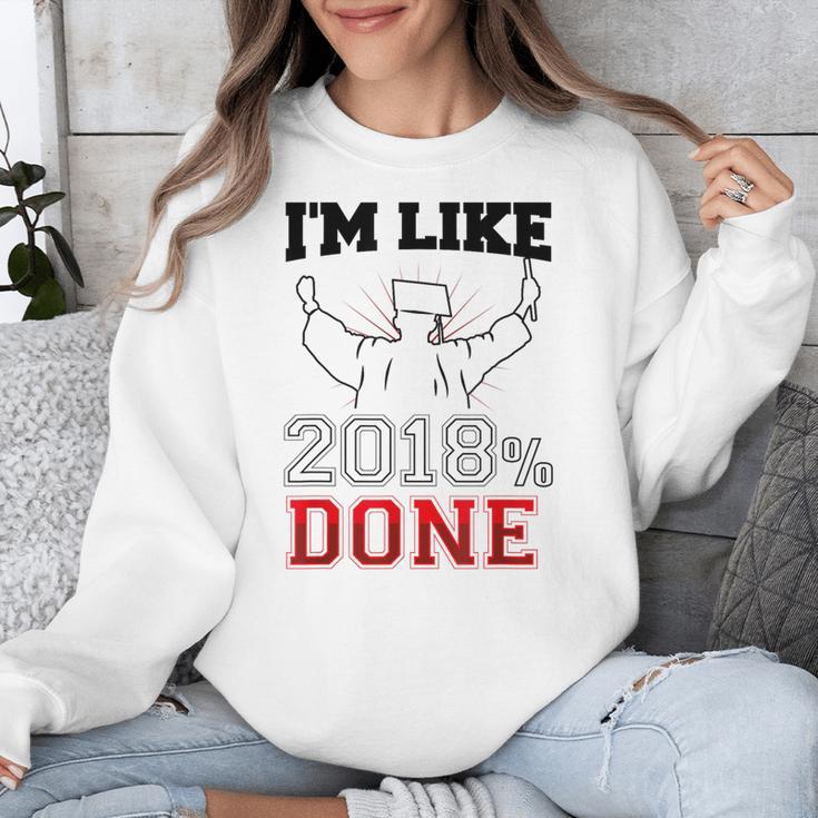 GraduationShirt I'm Like 2018 Done Class Of Unisex Sweatshirt