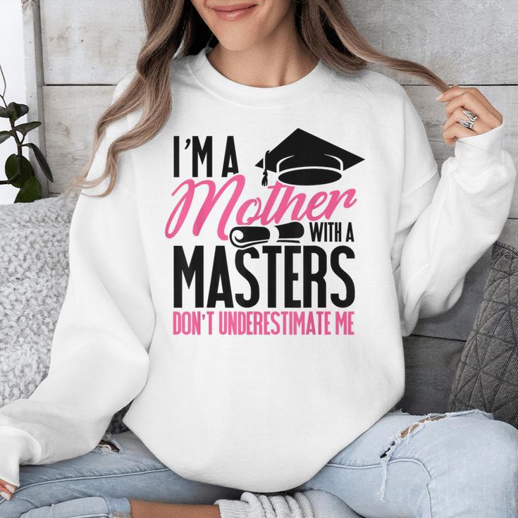 GraduationShirt For Mom Mother With A Master's Degree Tee Unisex Sweatshirt