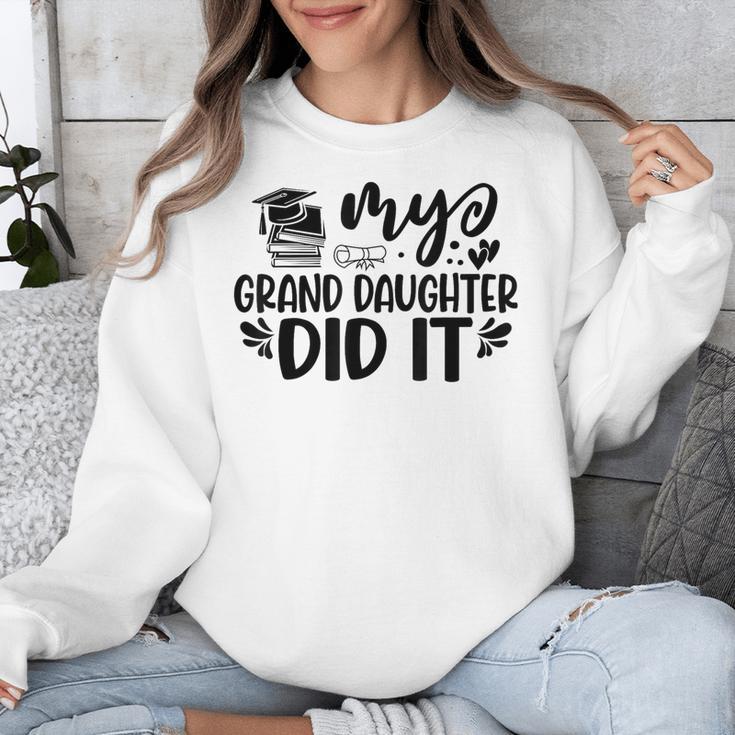 My Granddaughter Did It Graduation Graduated Proud Children Unisex Sweatshirt