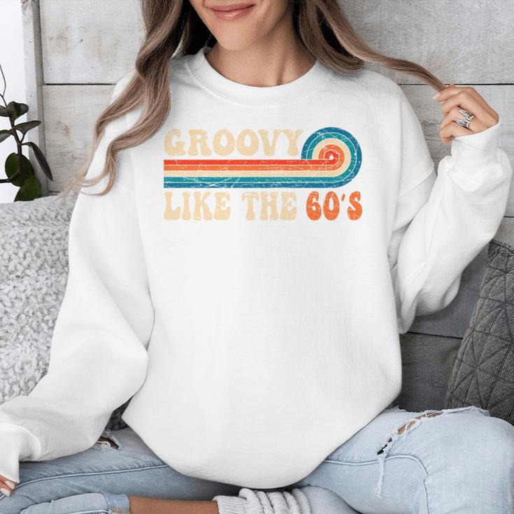 Groovy Like The 60s Aesthetic Nostalgia 1960's Retro Unisex Sweatshirt Groovy Like The 60s Aesthetic Nostalgia 1960's Retro Unisex Sweatshirt