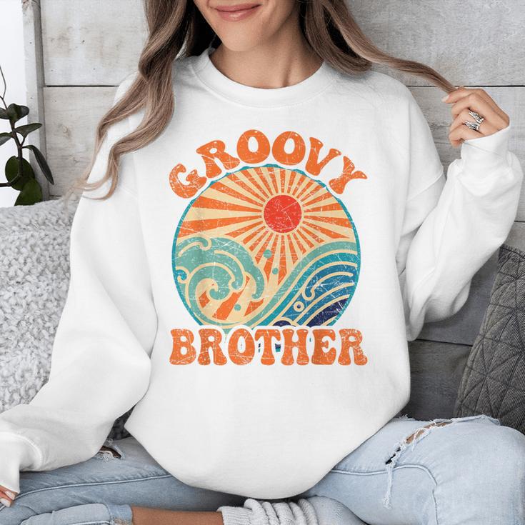 Groovy Brother 70s Aesthetic Nostalgia 1970's Retro Brother Unisex Sweatshirt Groovy Brother 70s Aesthetic Nostalgia 1970's Retro Brother Unisex Sweatshirt