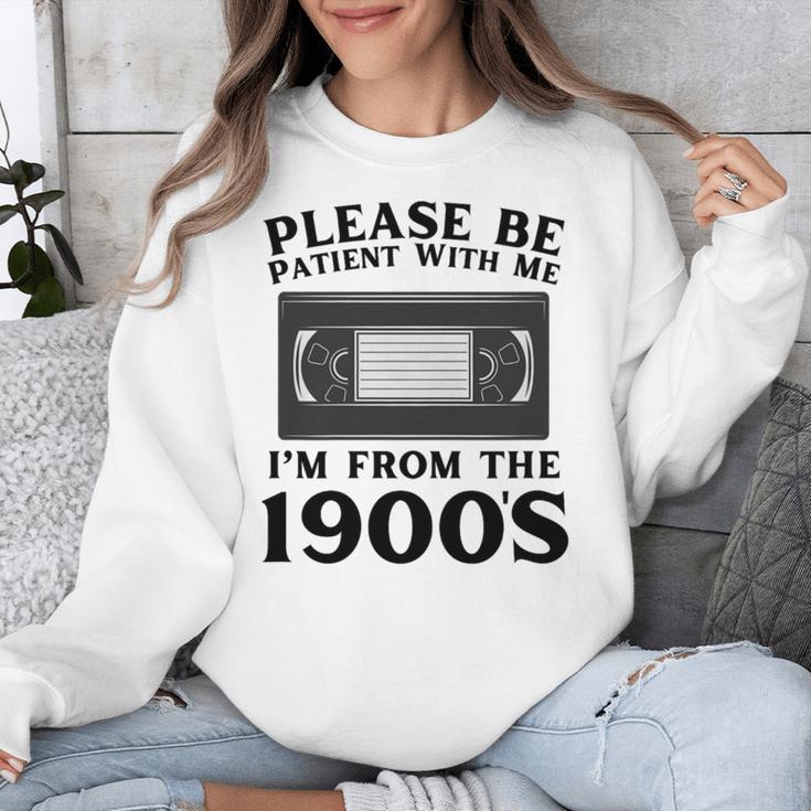 Over The Hill Please Be Patient I'm From The 1900s VHS Premium Tri-Blend Unisex Sweatshirt Over The Hill Please Be Patient I'm From The 1900s VHS Premium Tri-Blend Unisex Sweatshirt
