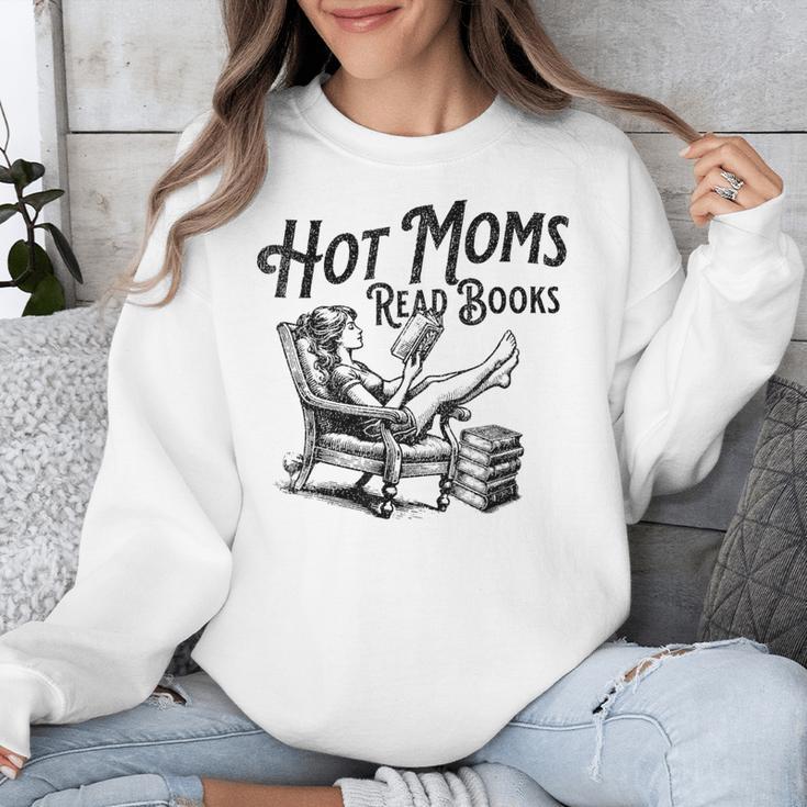 Hot Moms Read Books For Moms Book Lover Unisex Sweatshirt Hot Moms Read Books For Moms Book Lover Unisex Sweatshirt