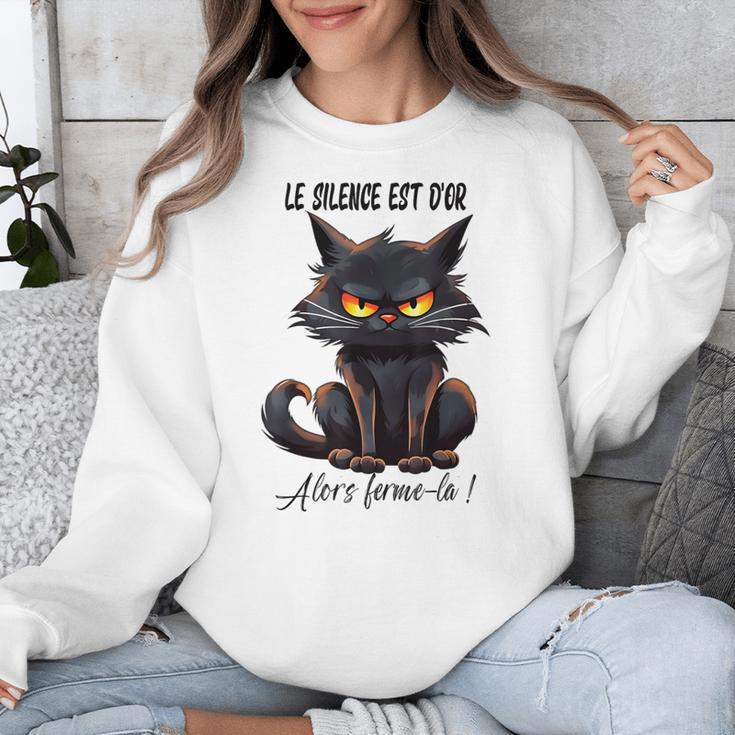 Humor Provocateur Sarcasm Closes The Silence Introvert Chat Unisex Sweatshirt