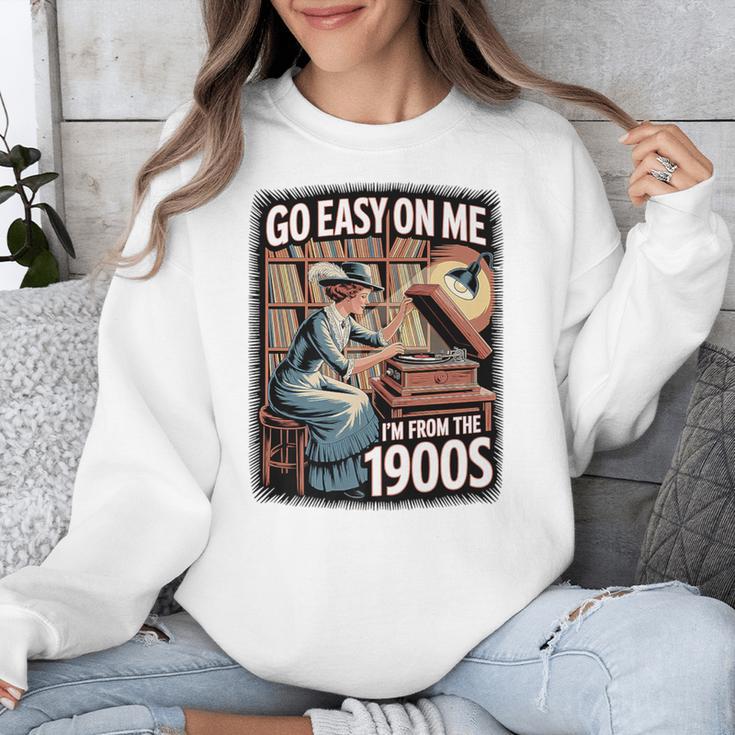 I'm From The 1900s Vinyl Record Lover For Women Premium Unisex Sweatshirt I'm From The 1900s Vinyl Record Lover For Women Premium Unisex Sweatshirt
