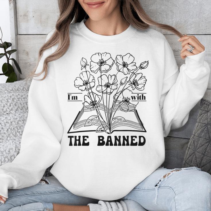 I'm With The Banned Banned Book Club Unisex Sweatshirt I'm With The Banned Banned Book Club Unisex Sweatshirt