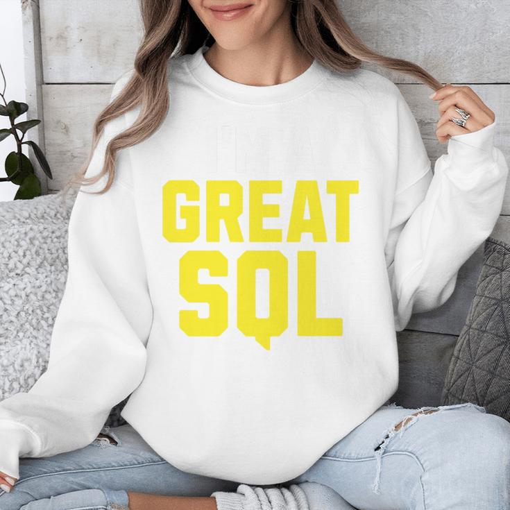 I'm A Great SQL Introvert Saying Inbound Marketing Premium Tri-Blend Unisex Sweatshirt