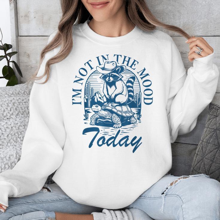 I’m Not In The Mood Today Anti-Social Moody Introvert Humor Unisex Sweatshirt