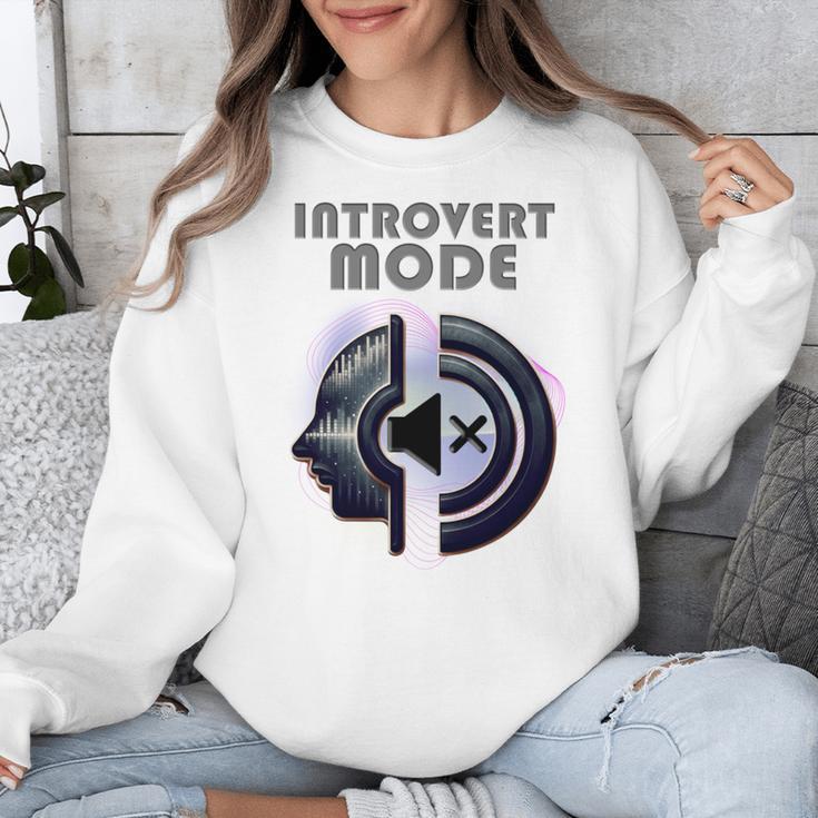 Introvert Mode Finding Inner Peace In Silence Unisex Sweatshirt Introvert Mode Finding Inner Peace In Silence Unisex Sweatshirt