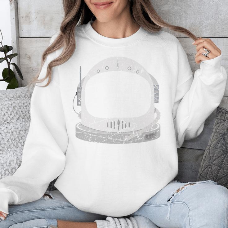 Introvert Space Helmet I Need Space Men Women Unisex Sweatshirt