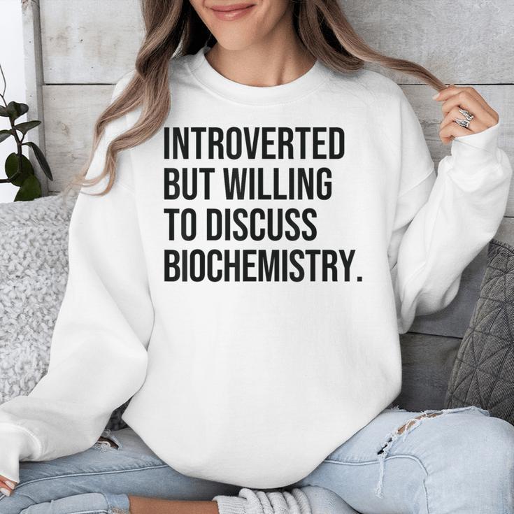 Introverted Biochemist Biochemistry Introvert Unisex Sweatshirt Introverted Biochemist Biochemistry Introvert Unisex Sweatshirt