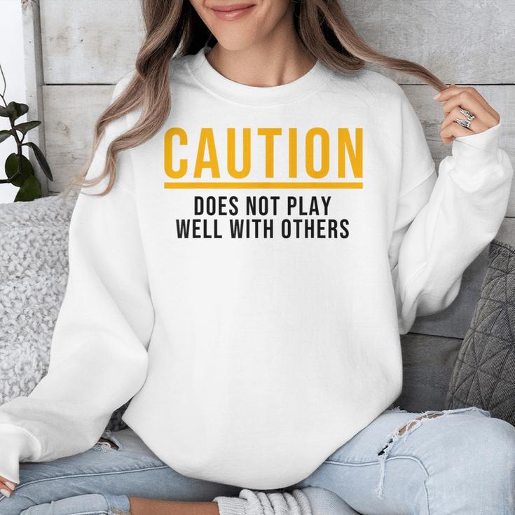 Introverted Does Not Play Well Competitive Athletic Unisex Sweatshirt Introverted Does Not Play Well Competitive Athletic Unisex Sweatshirt