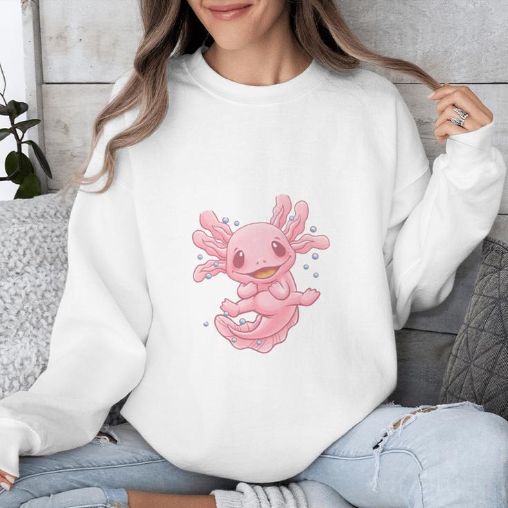 Introverted But Willing To Discuss Axolotl Salamander Unisex Sweatshirt