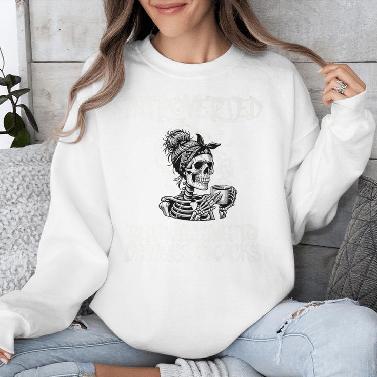Introverted But Willing To Discuss Snacks Coffee Premium Unisex Sweatshirt Introverted But Willing To Discuss Snacks Coffee Premium Unisex Sweatshirt