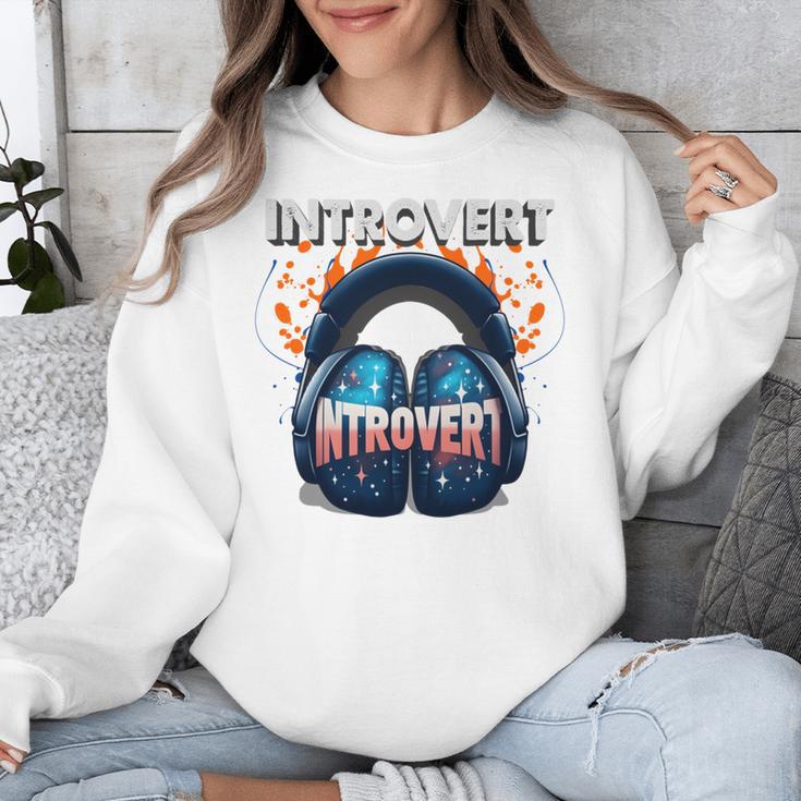 Introvert's Best Friend Noise-Canceling Headphones Unisex Sweatshirt Introvert's Best Friend Noise-Canceling Headphones Unisex Sweatshirt