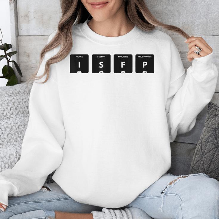 ISFP Adventurer Personality Type Periodic Table Introvert Unisex Sweatshirt
