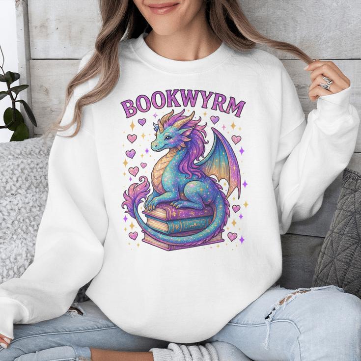 Just a Girl Who Loves Dragons And Books Unisex Sweatshirt