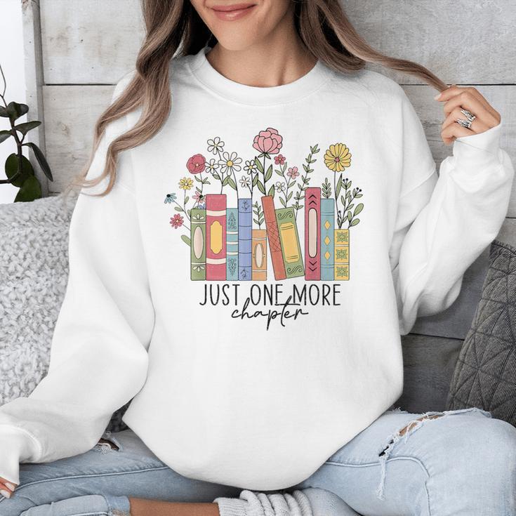 Just One More Chapter Book Lovers For Women Unisex Sweatshirt Just One More Chapter Book Lovers For Women Unisex Sweatshirt