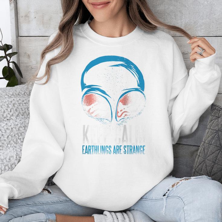 Keep Calm Earthlings Are Strange Alien Introvert Raglan Baseball Tee Unisex Sweatshirt Keep Calm Earthlings Are Strange Alien Introvert Raglan Baseball Tee Unisex Sweatshirt