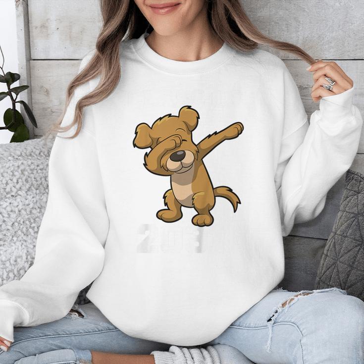 Kids Class Of 2031 Shirt Graduation Dabbing Dog Shirt Unisex Sweatshirt