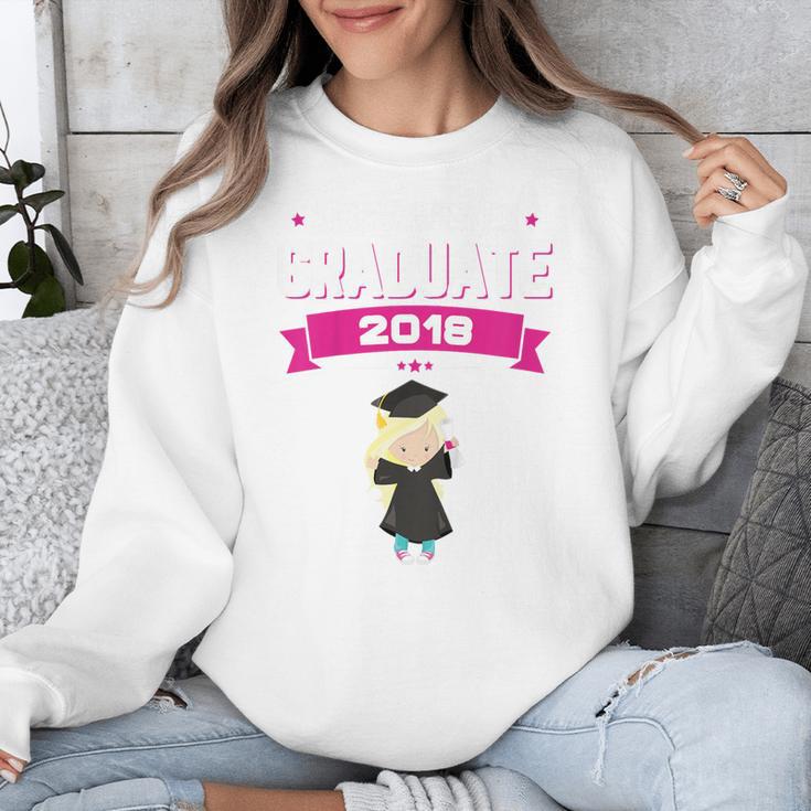 Kids Kindergarten Graduate 2018 Graduation Girls Unisex Sweatshirt