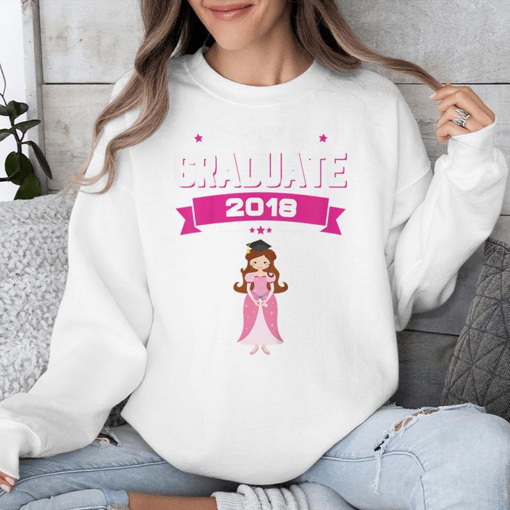 Kids Princess Girl Preschool Graduate 2018 Graduation Pre-K Unisex Sweatshirt