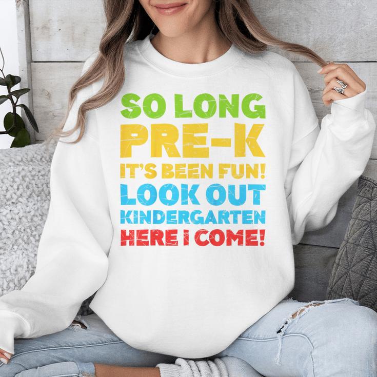 Kids So Long PRE-K It's Been Fun Shirt Boy Girl Graduation Unisex Sweatshirt
