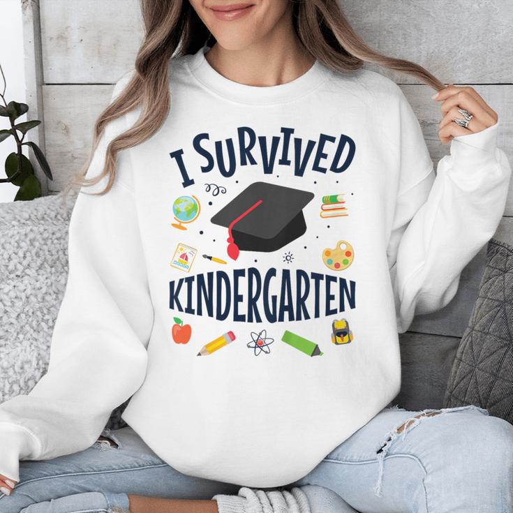 Kindergarten Graduation Shirt I Survived Kindergarten Unisex Sweatshirt