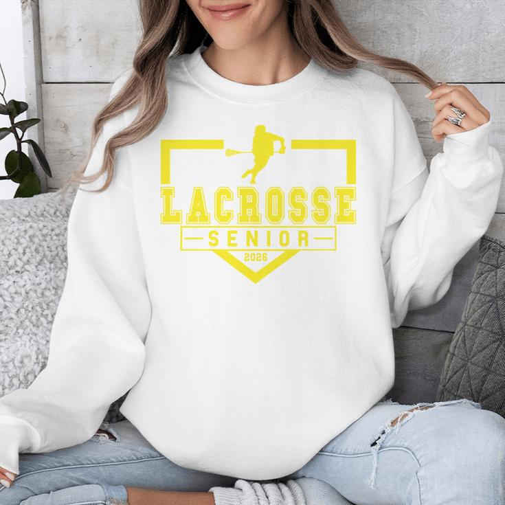 Lacrosse Senior Night Lacrosse Senior 2026 Graduation 20 Unisex Sweatshirt
