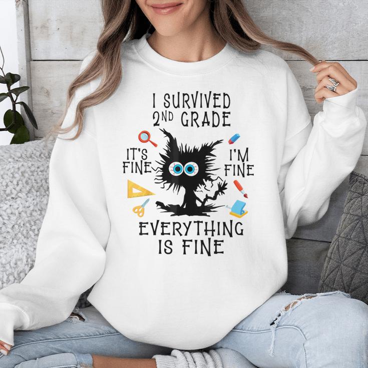 Last Day Of School Student Graduation I Survived 2nd Grade Unisex Sweatshirt