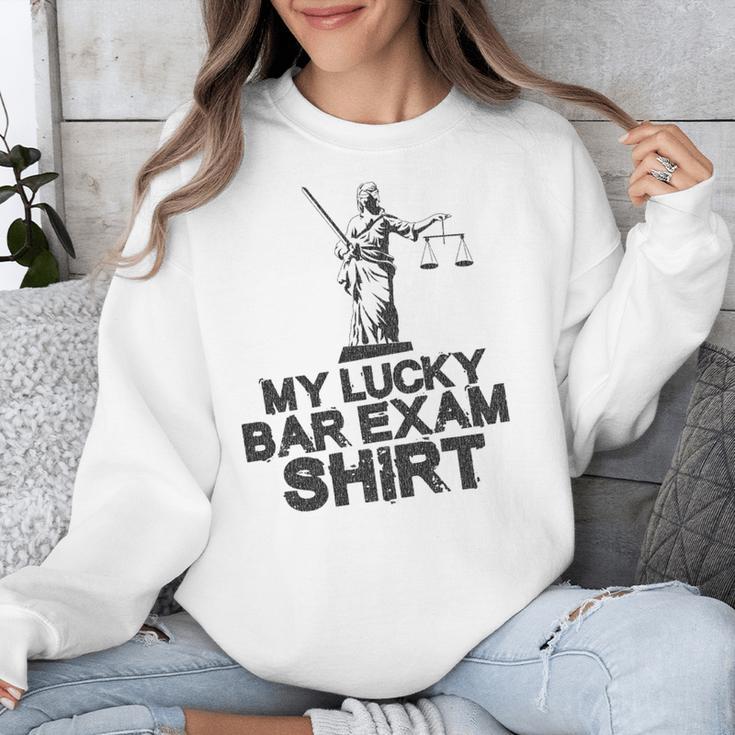 Law School Graduation My Lucky Bar Exam Shirt Lawyer Unisex Sweatshirt