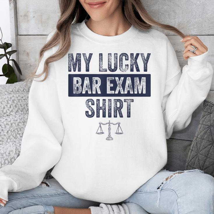 Law School Graduation Him Her Lucky Bar Exam Unisex Sweatshirt