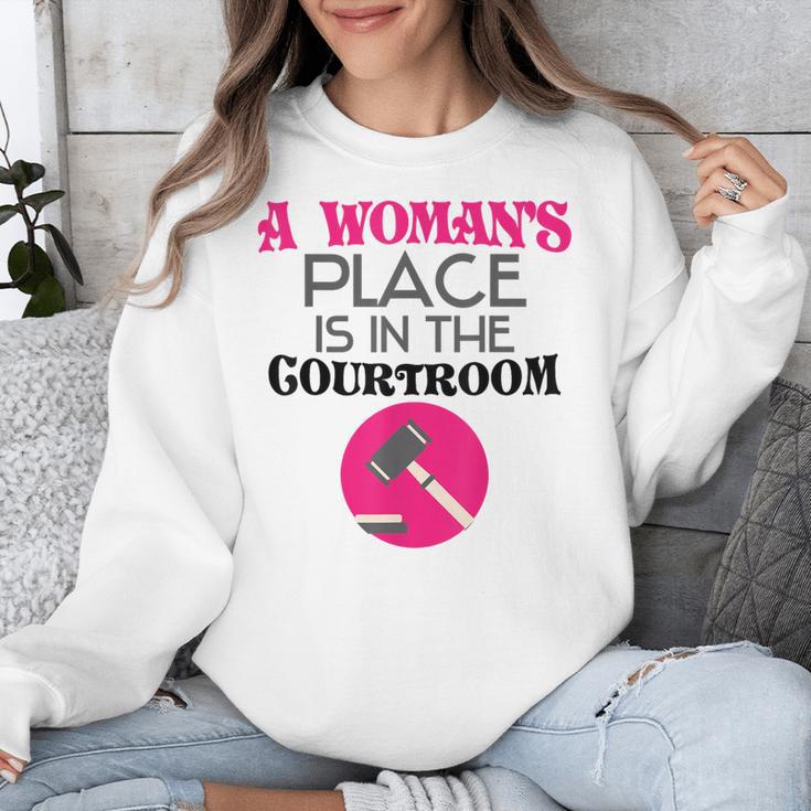 Lawyer Attorney Law School Graduation Female Women Unisex Sweatshirt