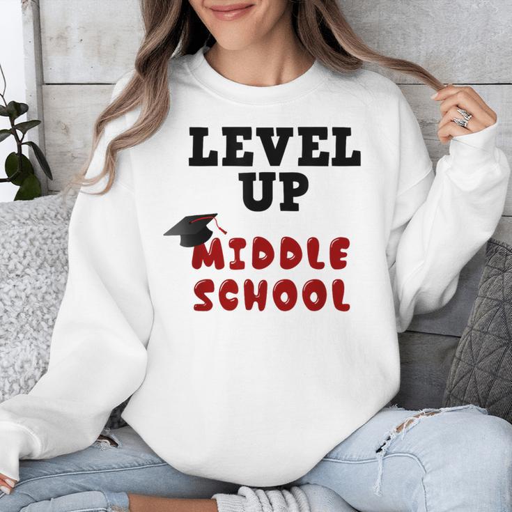 Level Up Middle School 5th Grade Graduation Unisex Sweatshirt