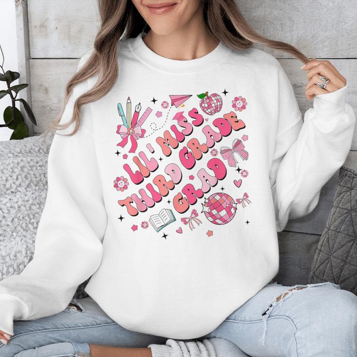 Lil Miss Third 3rd Grade Grad Graduation Last Day Girls Kid Unisex Sweatshirt