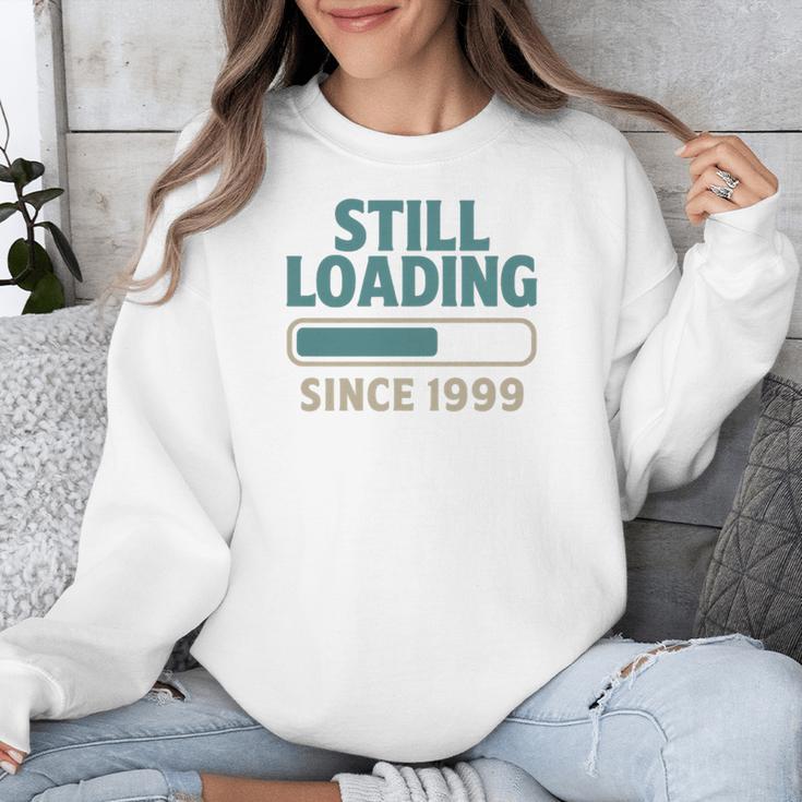 Still Loading Since 1999 Retro Tech Nostalgia Premium Tri-Blend Unisex Sweatshirt