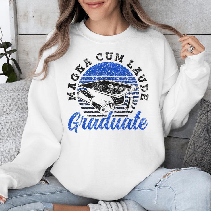 Magna Cum Laude Graduate Graduation Graduates Family Unisex Sweatshirt