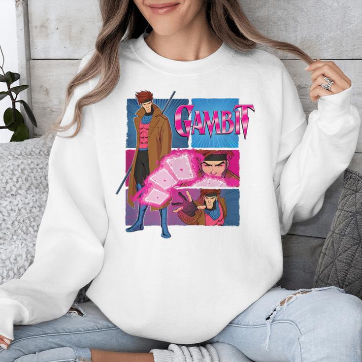 Marvel X-Men '97 Vintage Classic Gambit Comic Book Panels Unisex Sweatshirt Marvel X-Men '97 Vintage Classic Gambit Comic Book Panels Unisex Sweatshirt