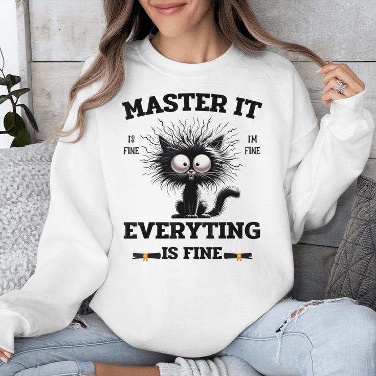 Masters Mastered It Graduate Master Degree Graduation Unisex Sweatshirt
