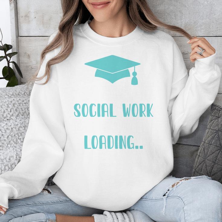 Masters Of Social Work Loading MSW Graduation Future Social Unisex Sweatshirt