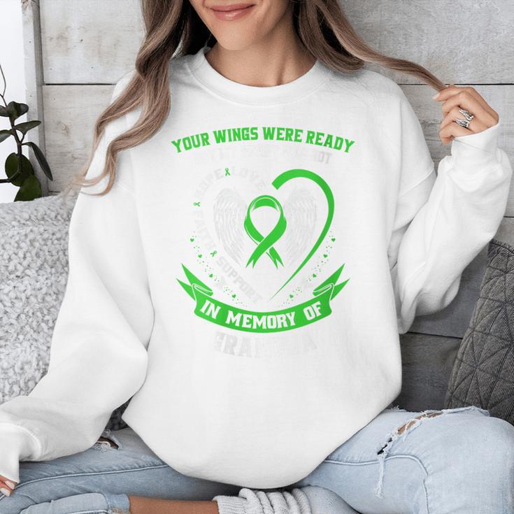 In Memory Of Grandma Non Hodgkins Lymphoma Awareness Cancer Unisex Sweatshirt