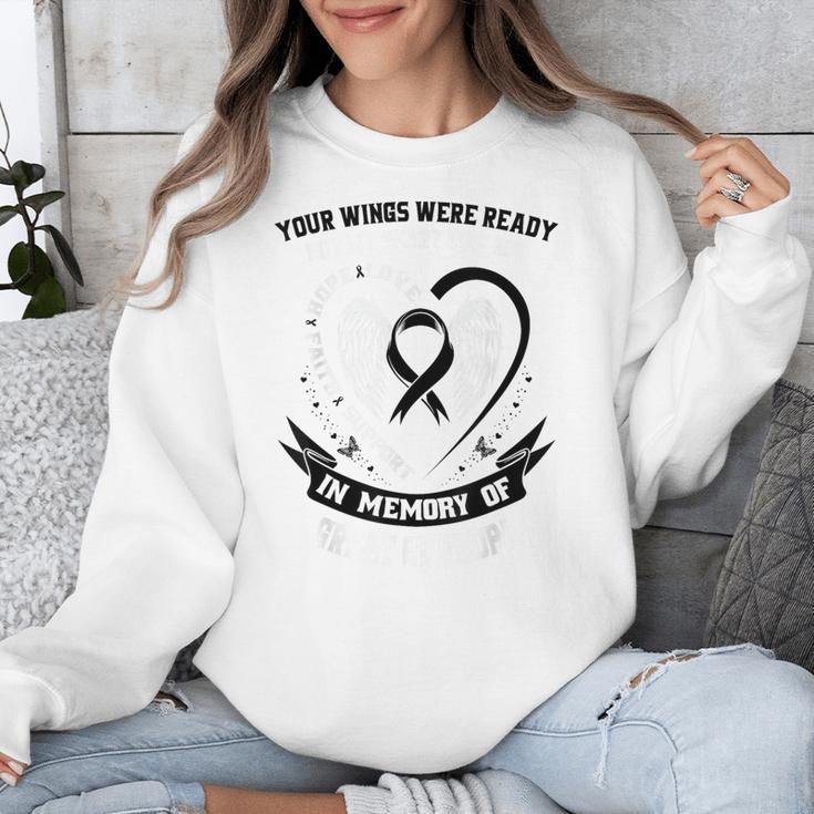 In Memory Of Great Grandpa Melanoma Cancer Awareness Unisex Sweatshirt In Memory Of Great Grandpa Melanoma Cancer Awareness Unisex Sweatshirt