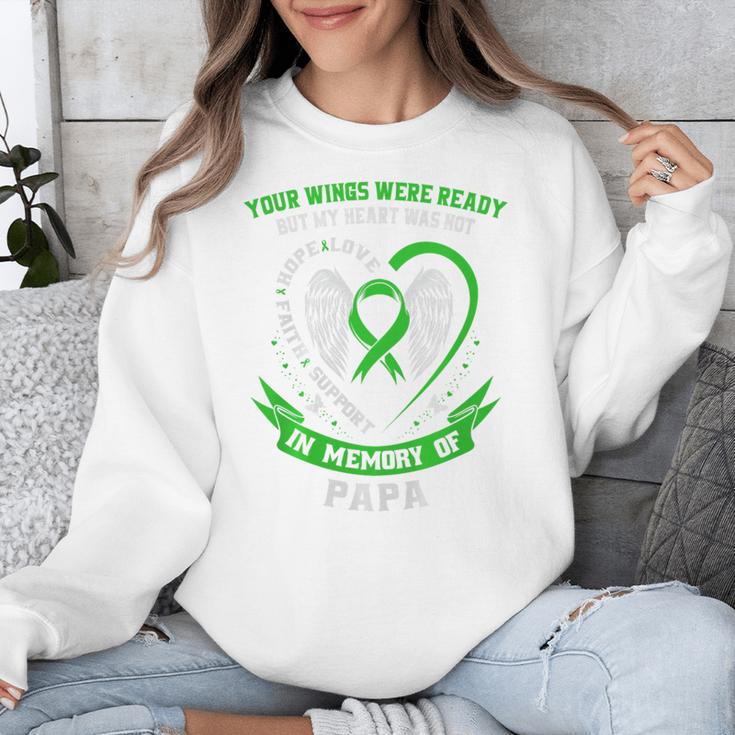 In Memory Of Papa Non Hodgkins Lymphoma Awareness Cancer Premium Unisex Sweatshirt In Memory Of Papa Non Hodgkins Lymphoma Awareness Cancer Premium Unisex Sweatshirt