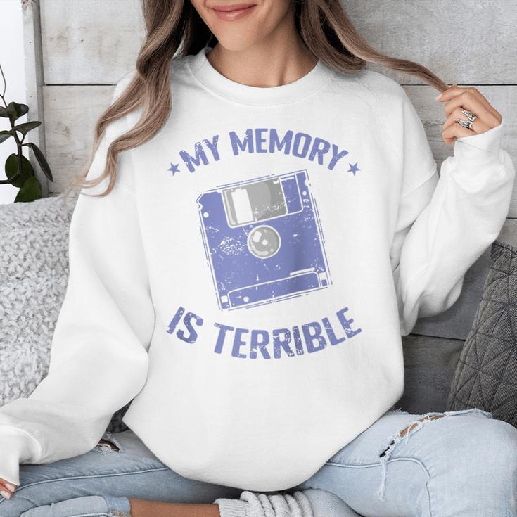 My Memory Is Terrible Floppy Diskette Memory Module Raglan Baseball Tee Unisex Sweatshirt My Memory Is Terrible Floppy Diskette Memory Module Raglan Baseball Tee Unisex Sweatshirt