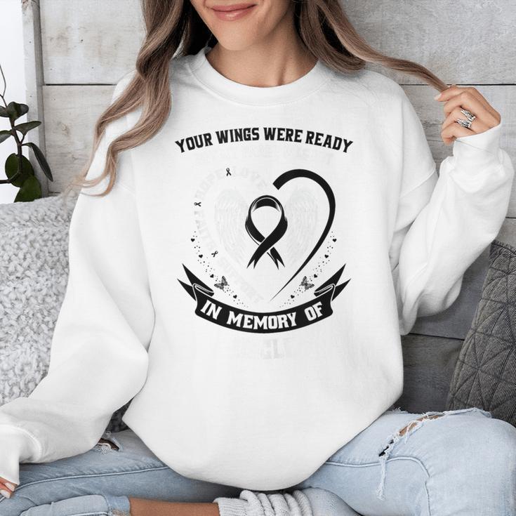 In Memory Of Uncle Melanoma Cancer Awareness Memorial Unisex Sweatshirt